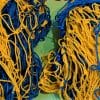 жовто-синя сітка для воріт