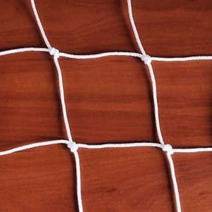 Сітка загороджувальна капронова (поліамід), d=3 мм, осередок 12 см, біла