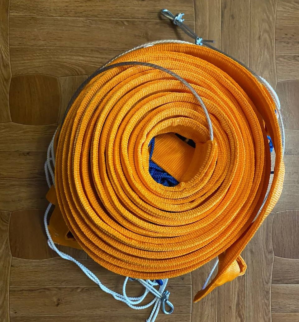 Волейбольна сітка СТАНДАРТ 10 НОРМА з тросом, колір в асортименті 9 Волейбольна сітка СТАНДАРТ 10 НОРМА з тросом, колір в асортименті - Зображення 9